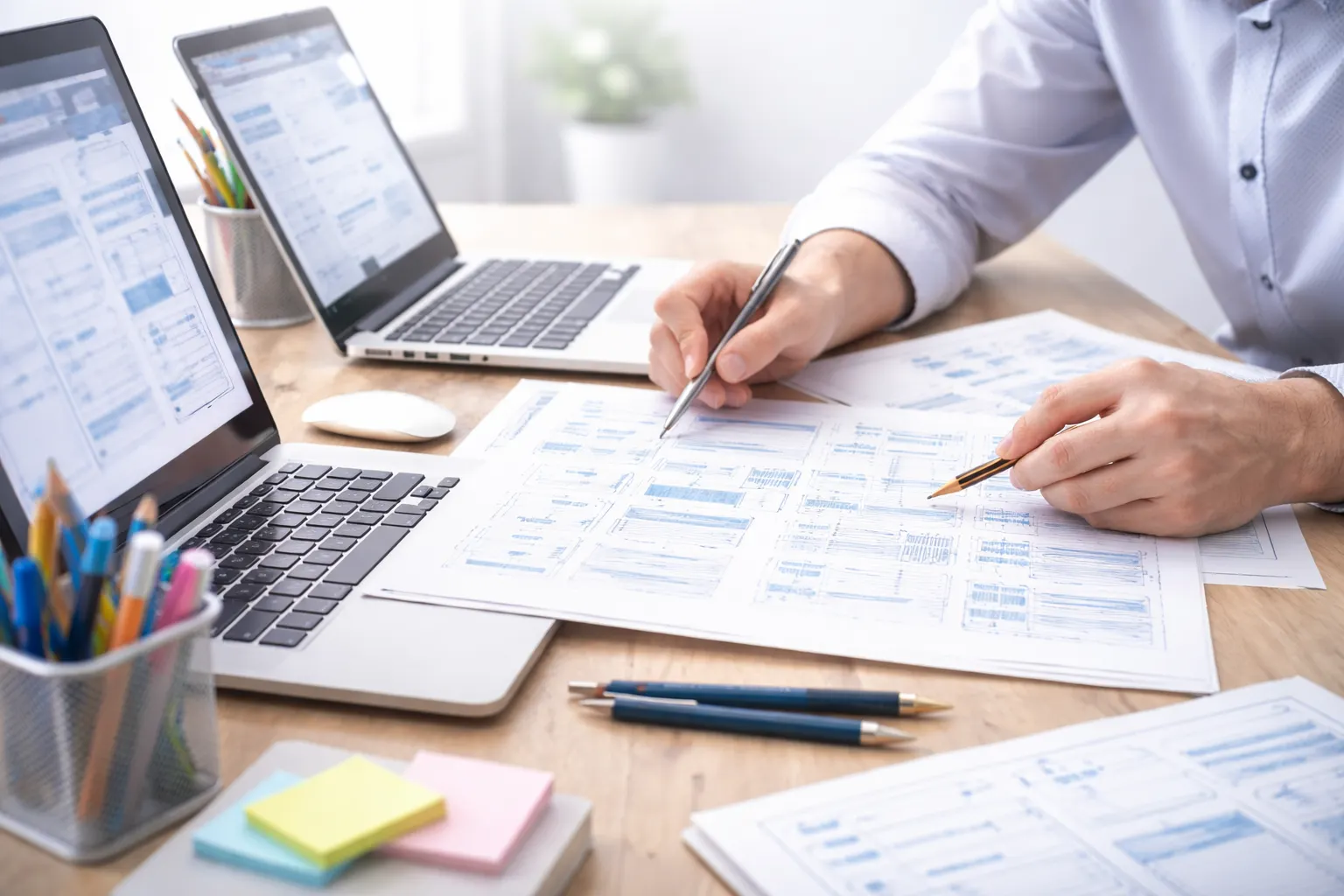 Planning clinic website structure and architecture